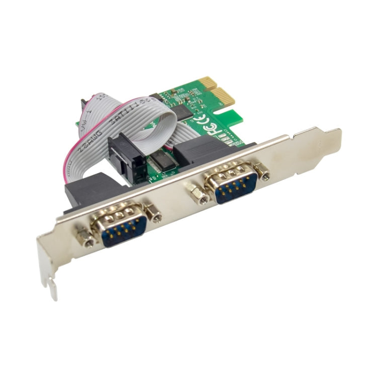 Lisslune | ST316 2 Ports RS232 to PCIE Converter Card AX99100 Chipset