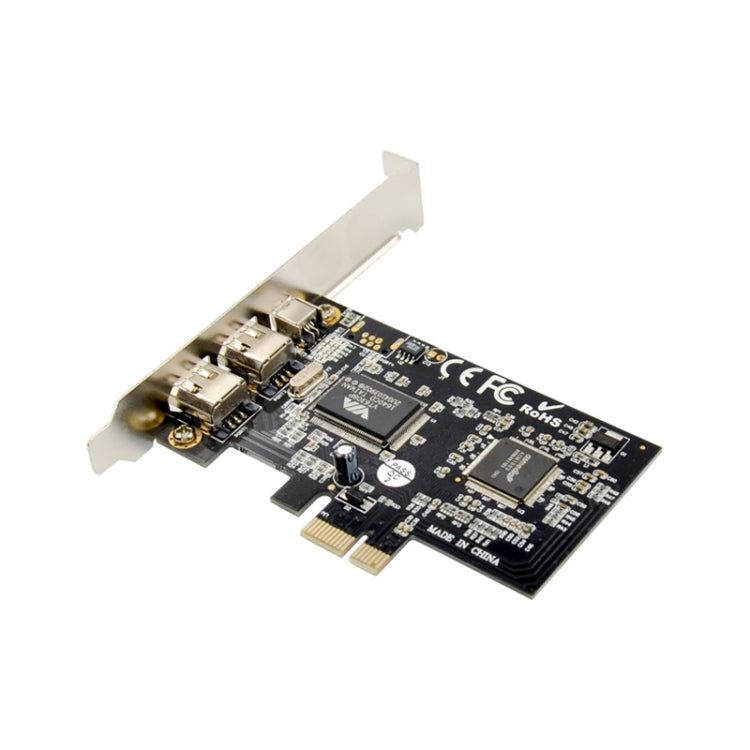 Lisslune | ST21 PCI-E X1 FireWire VT6308 1394A 2+1 Video Capture Card