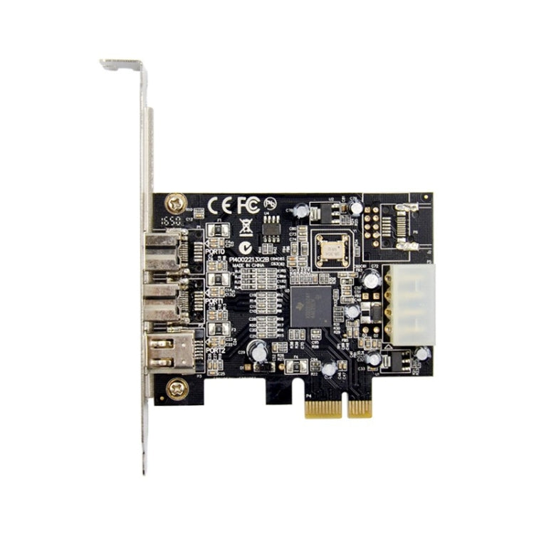 Lisslune | ST23 PCI Express 3 Port Firewire 1394B & 1394A PCIe 1.1 x1 card