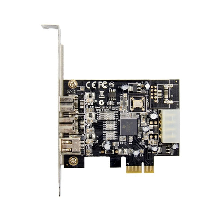 Lisslune | ST23 PCI Express 3 Port Firewire 1394B & 1394A PCIe 1.1 x1 card