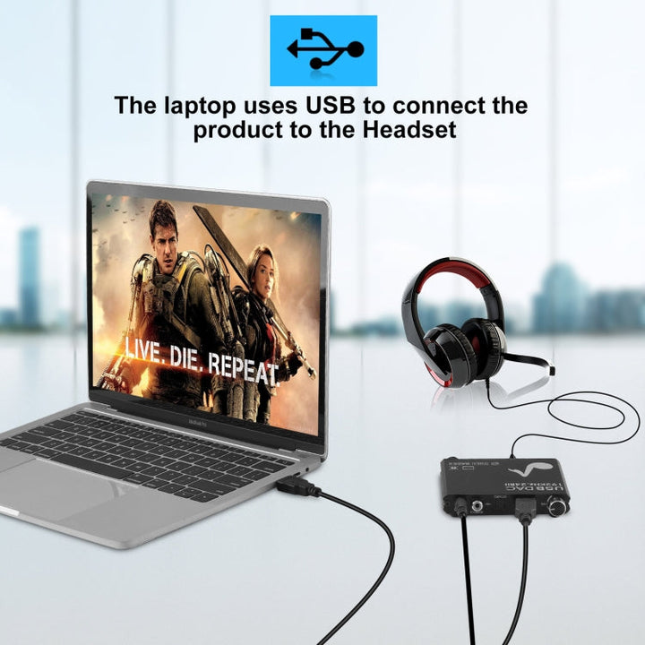 Lisslune | AY107 Digital-to-Analog Converter Optical Fiber Analog Audio Decoder USB Sound Card Digital Audio Converter