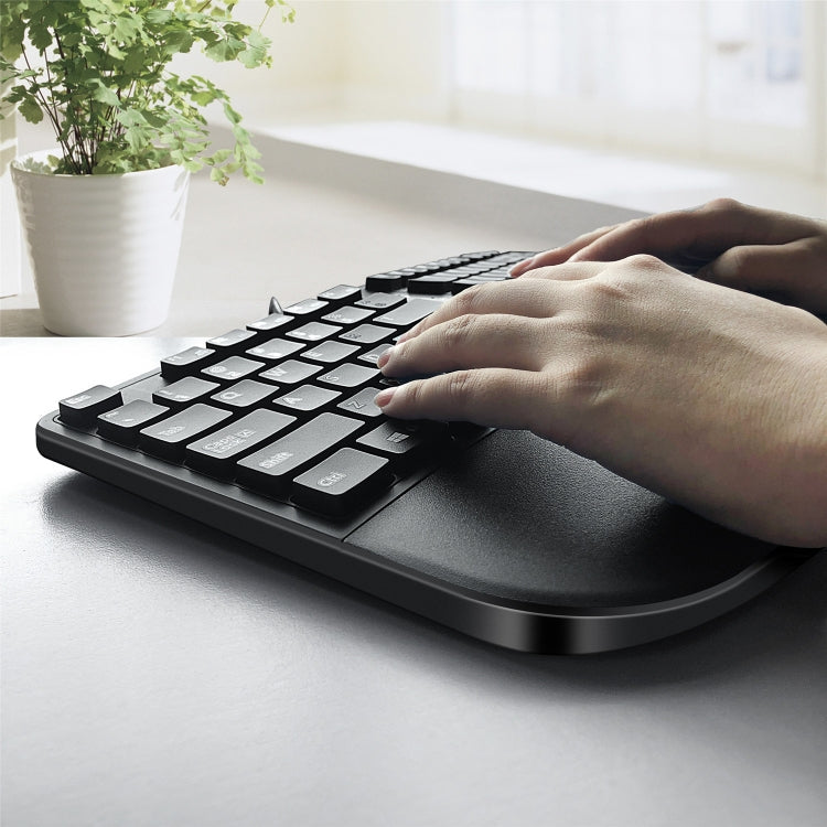 Lisslune | 390B Ergonomic Compact Gaming Keyboard