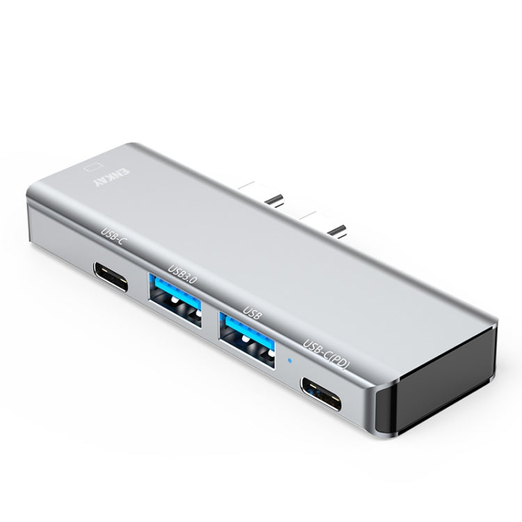 Lisslune | ENKAY Hat-Prince 5 in 2 Hub Type-C to 4K HDMI / USB 3.0 Docking Station Adapter