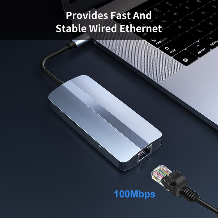 Lisslune | JUNSUNMAY 7 in 1 Multifunctional USB-C Hub Docking Station Adapter -