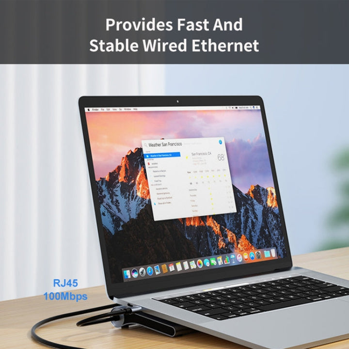 Lisslune | JUNSUNMAY 12 in 1 Multifunctional USB-C Hub Docking Station Adapter SD/TF Card Reader