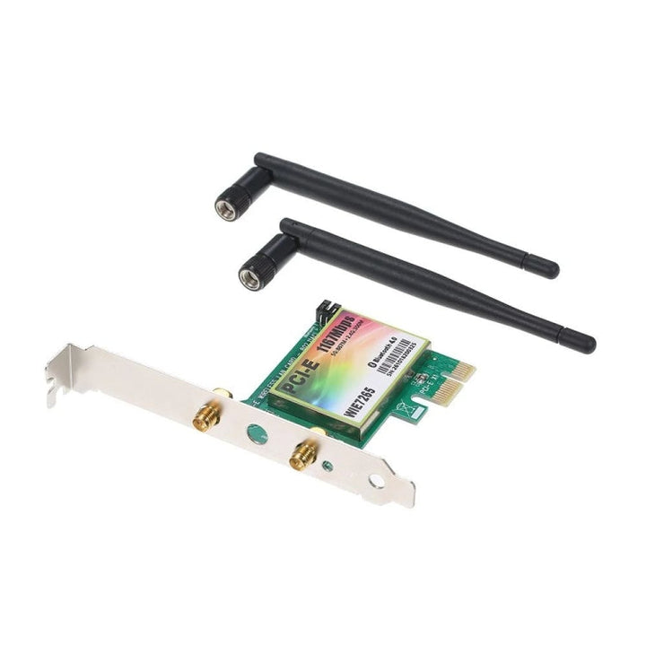 Lisslune | WIE7265 Dual Band 802.11ac 1167Mbps PCI-e WiFi Adapter + Bluetooth 4.2 WLAN Network Card