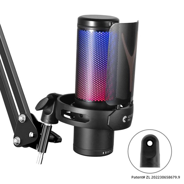Lisslune | Yanmai GM7 USB Gaming Laptop Microphone with RGB Light