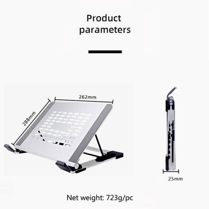 Lisslune | P2 Laptop Holder Vertical 5 Levels Riser Desk Computer Stand