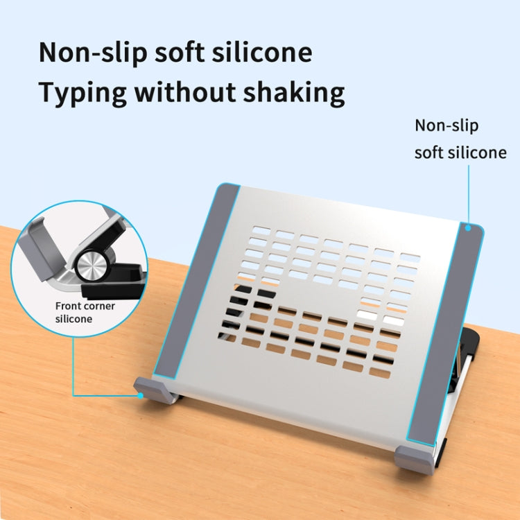 Lisslune | P2 Laptop Holder Vertical 5 Levels Riser Desk Computer Stand