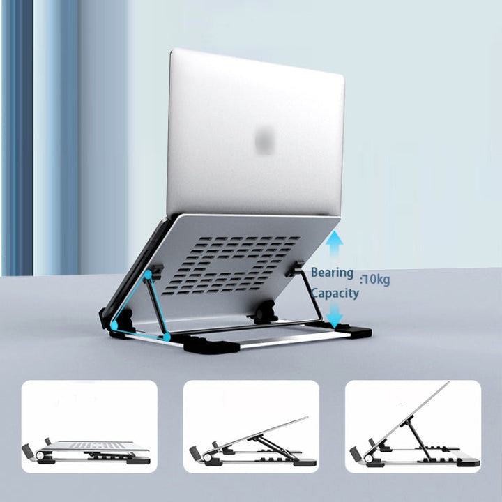 Lisslune | P2 Laptop Holder Vertical 5 Levels Riser Desk Computer Stand