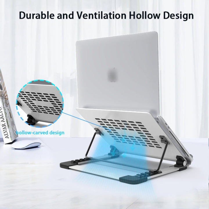 Lisslune | P2 Laptop Holder Vertical 5 Levels Riser Desk Computer Stand