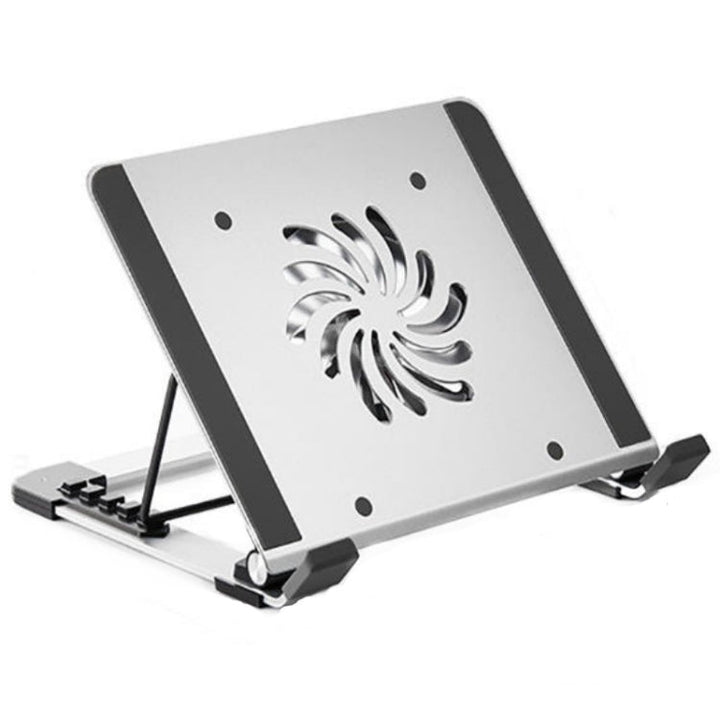 Lisslune | P3 Adjustable Aluminum Folding Portable Laptop Notebook Fan Stand Holder