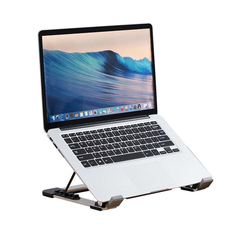 Lisslune | P3 Adjustable Aluminum Folding Portable Laptop Notebook Fan Stand Holder