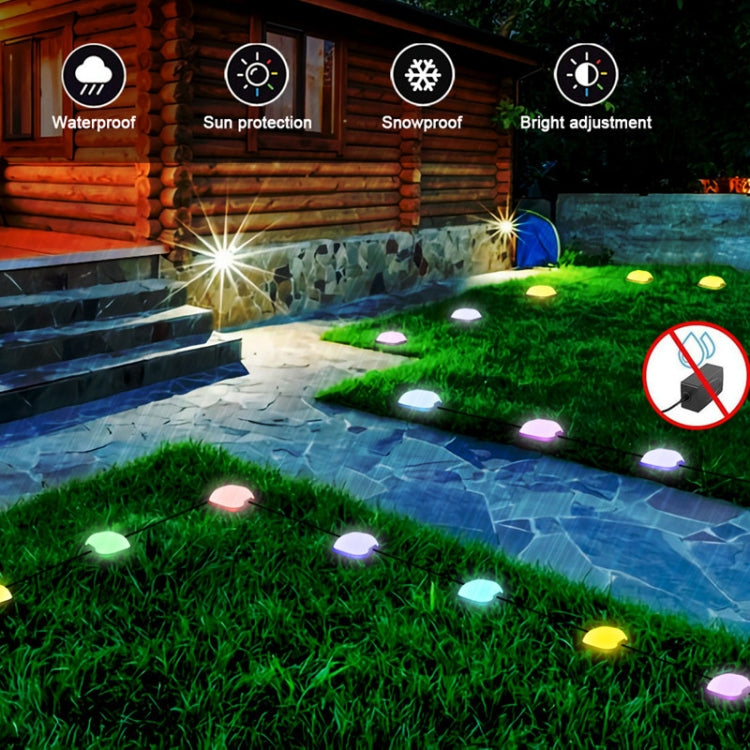 Lisslune | CP01 Outdoor WIFI Smart APP Control Garden Light Music Synchronization Outdoor Ground Lights (US Plug)