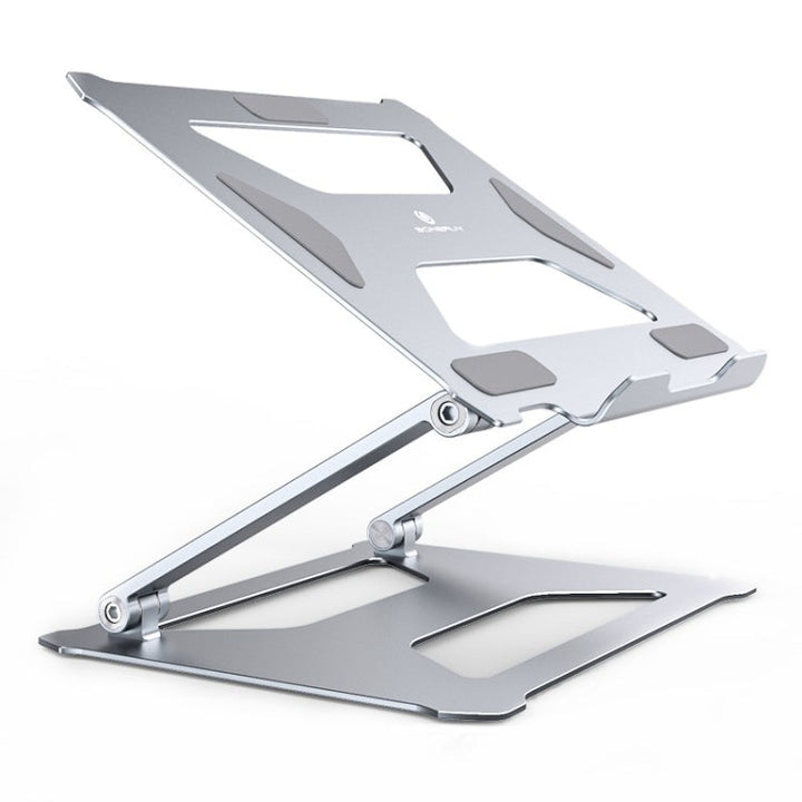 Lisslune | Boneruy P18 Ergonomic Desk Aluminum Stand for 14-17.3 Inch Laptops (Silver)
