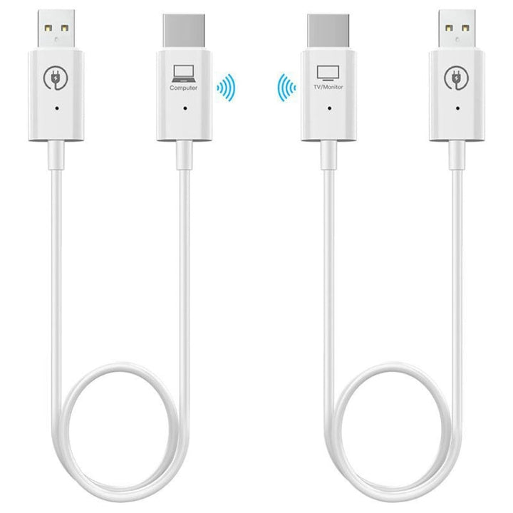 Lisslune | Wireless HDMI Transmitter and Receiver Kit, HDMI Wireless Extender Adapter, 1080P 60fps Video Audio Projection for PC, Laptop, Camera to HDTV/Projector