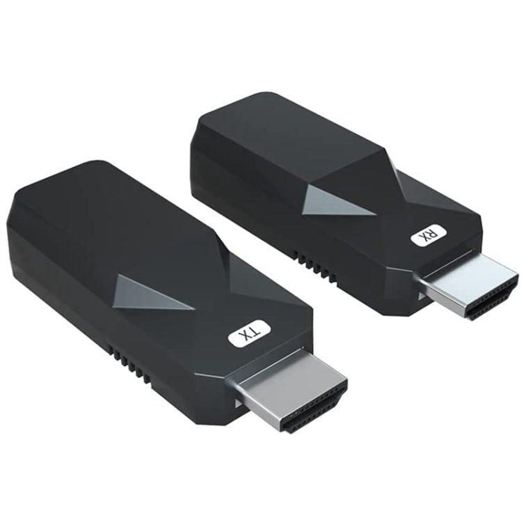 Lisslune | HDMI Extender 50m Audio Video 1080P over Cat5 Cat6 Ethernet Cable Transmission lossless signal HDMI long-distance extension adapter