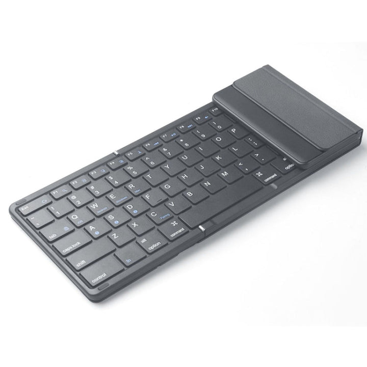 Lisslune | B099 Tablets Laptops 3-Mode Wireless Bluetooth Keyboard Rechargeable Foldable Silent Keyboard
