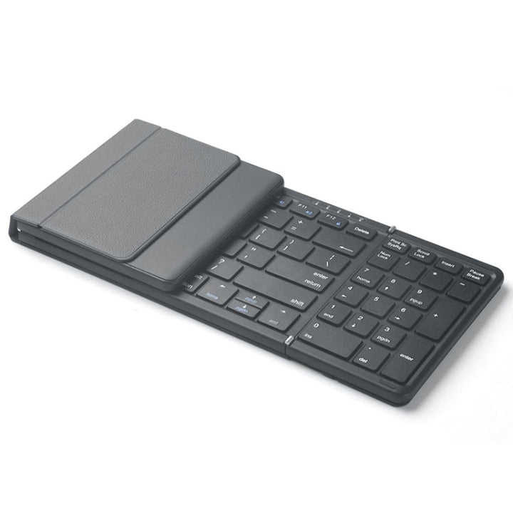Lisslune | B099 Tablets Laptops 3-Mode Wireless Bluetooth Keyboard Rechargeable Foldable Silent Keyboard