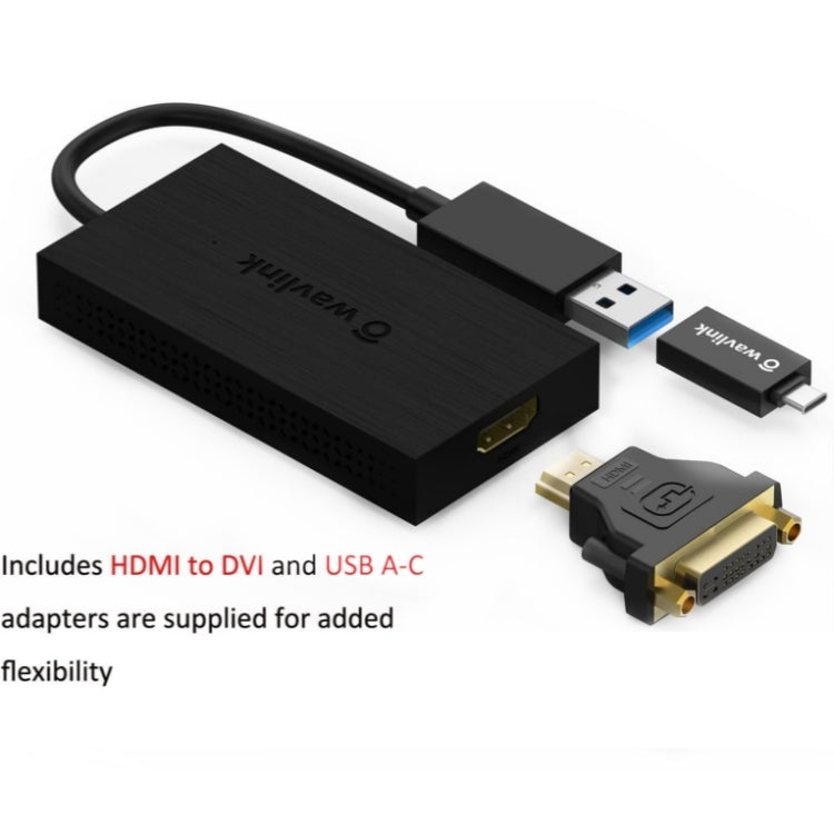 Lisslune | Wavlink UG7601HC Portable USB3.0-USB-C to HDMI Display Adapter