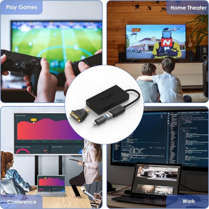 Lisslune | Wavlink UG7601HC Portable USB3.0-USB-C to HDMI Display Adapter