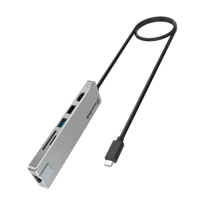 Lisslune | Wavlink UHP3409 For MacBook Pro/Air USB-C Windows Laptops 100W PD Mini Docking Station