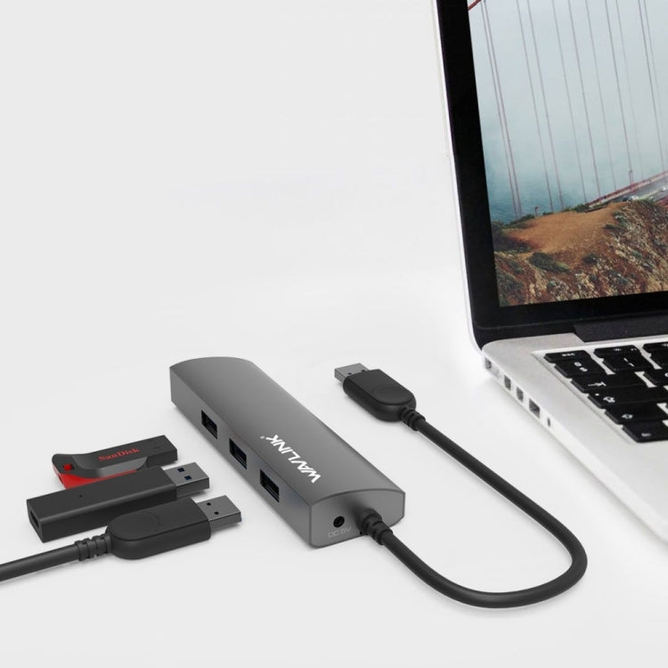 Lisslune | Wavlink UH3031G 10 in 1 Type-C to USB 3.0 Dock USB 3 Ports Hub HDMI Adapter