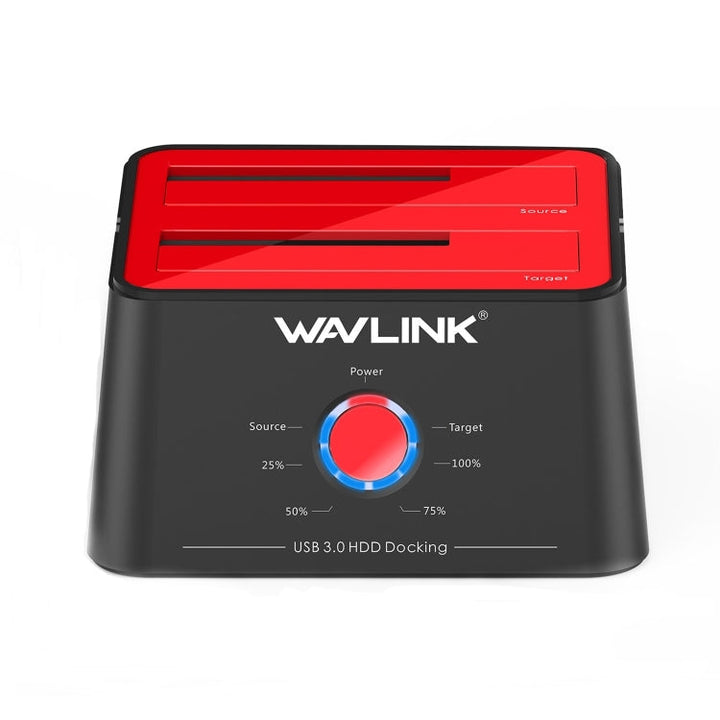 Lisslune | Wavlink ST334U SSD Dual Bay External Hard Drive Docking Station USB 3.0 to SATA I/II/III (AU Plug)