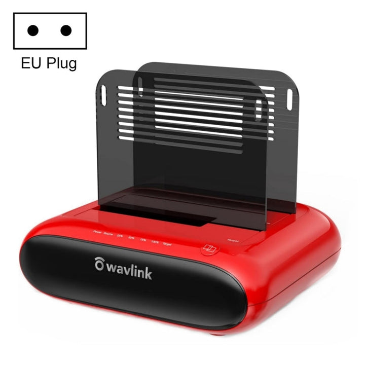 Lisslune | Wavlink ST341U Dual Bay External Hard Drive Docking Station Support Offline Clone Function (EU Plug)