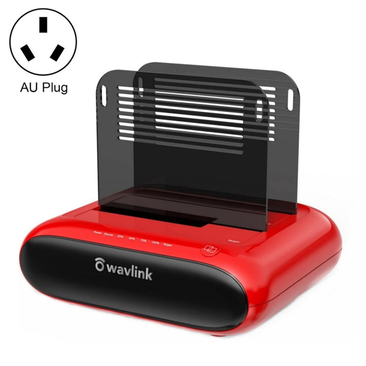 Lisslune | Wavlink ST341U Dual Bay External Hard Drive Docking Station Supports Offline Copy Function (AU Plug)