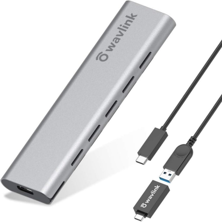 Lisslune | Wavlink ST338C M.2 NVMe SSD PCIE UASP M key NGFF SATA USB-C SDD hard drive enclosure adapter