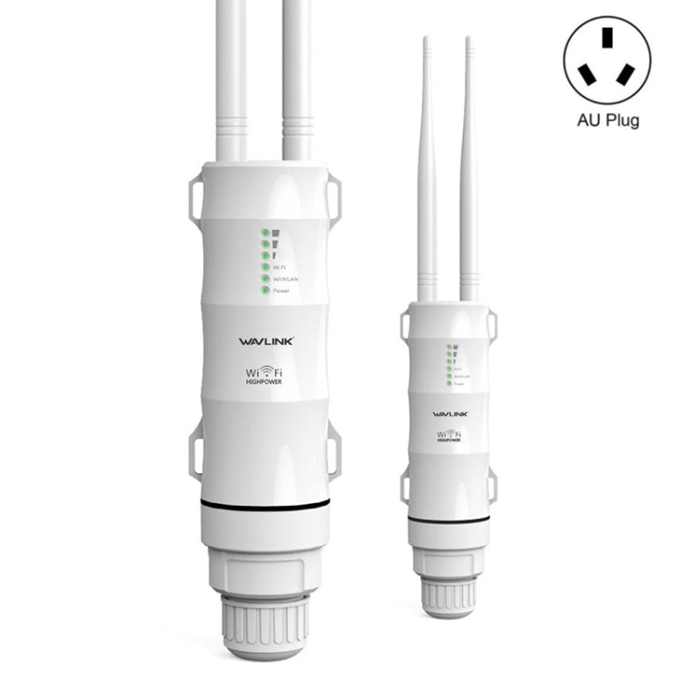 Lisslune | WAVLINK WN570HA1 Weatherproof 2.4+5GHz 600Mbps Outdoor WiFi Range Router Extender, Plug: AU Plug