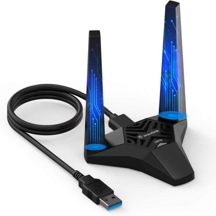 Lisslune | WAVLINK WN692A3 Lag-Free Gaming High-Speed AC1300M Wireless Dual Band USB 3.0 Adapter