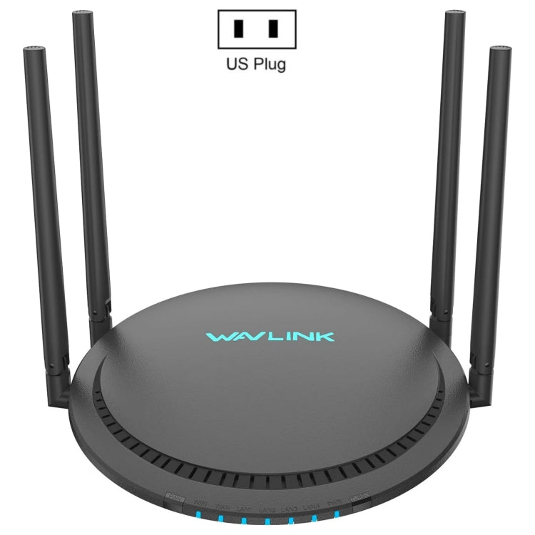 Lisslune | WAVLINK WN531P3 WAN / LAN Port Signal Booster Wireless Repeater AC1200 Wireless Router, Plug: US Plug