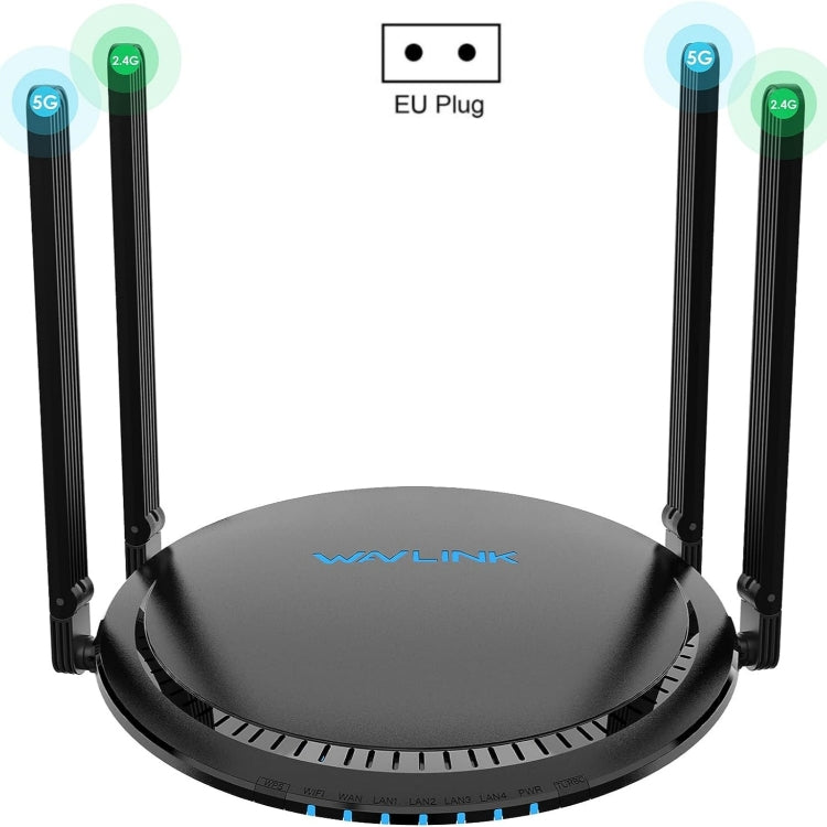 Lisslune | WAVLINK WN531MX3 Extended AX3000 WiFi 6 Wireless Router Dual-Band Wireless Repeater, Plug: EU Plug
