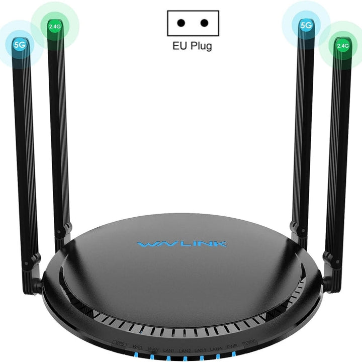 Lisslune | WAVLINK WN531MX3 Extended AX3000 WiFi 6 Wireless Router Dual-Band Wireless Repeater, Plug: EU Plug