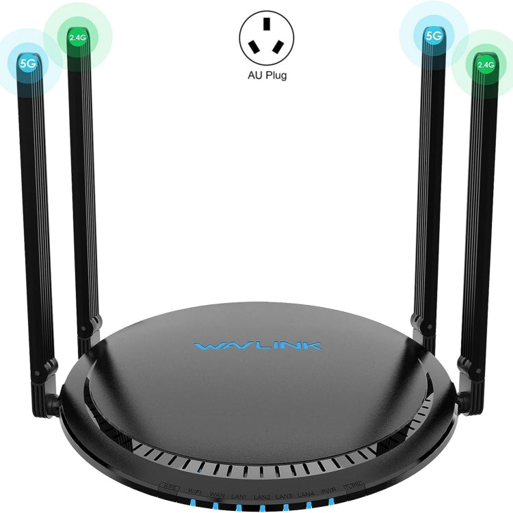 Lisslune | WAVLINK WN531MX3 Extended Coverage AX3000 WiFi 6 Wireless Router Dual-Band Wireless Repeater, Plug: AU Plug