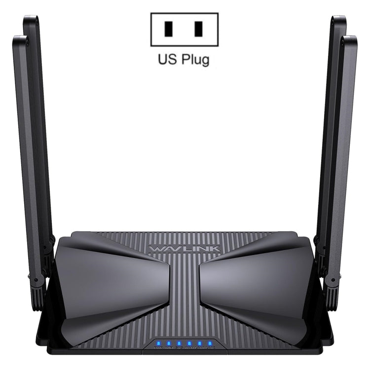 Lisslune | WAVLINK WN586X3 Wireless Gigabit Ethernet Router Wi-Fi 6 AX3000 Mesh Router Dual Band, Plug:US Plug