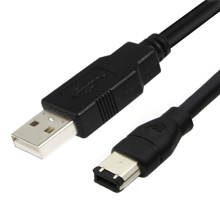 Lisslune | JUNSUNMAY Firewire IEEE 1394 6 Pin Male to USB 2.0 Male Adapter Converter Cable, Length: 4.5 m
