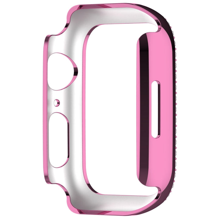 Lisslune | For Apple Watch SE 2023 44mm Diamond Hollow PC Watch Case (Pink)