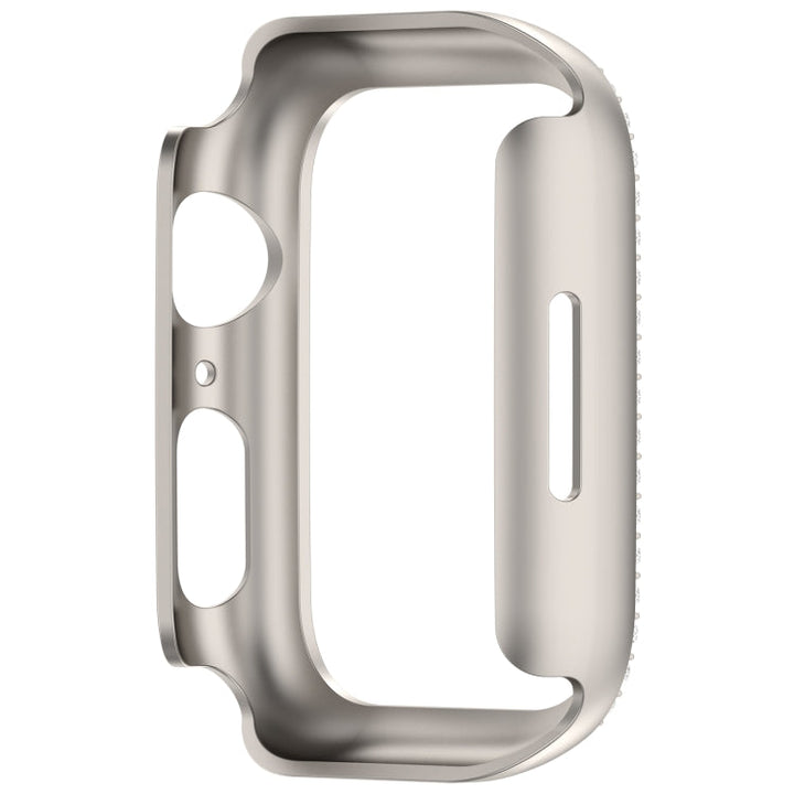 Lisslune | For Apple Watch SE 2023 44mm Diamond Hollow PC Watch Case (Starlight)