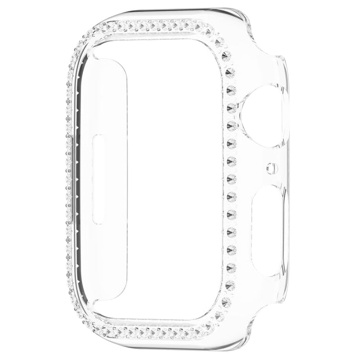 Lisslune | For Apple Watch Series 8 45mm Diamond Hollow PC Watch Case (Transparent)