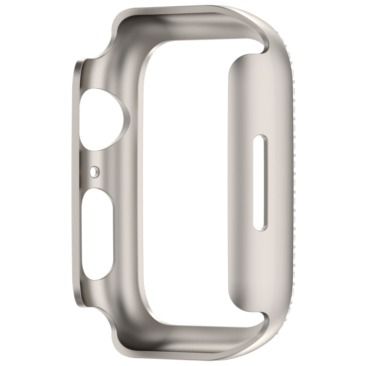 Lisslune | For Apple Watch SE 2022 44mm Diamond Hollow PC Watch Case (Starlight)