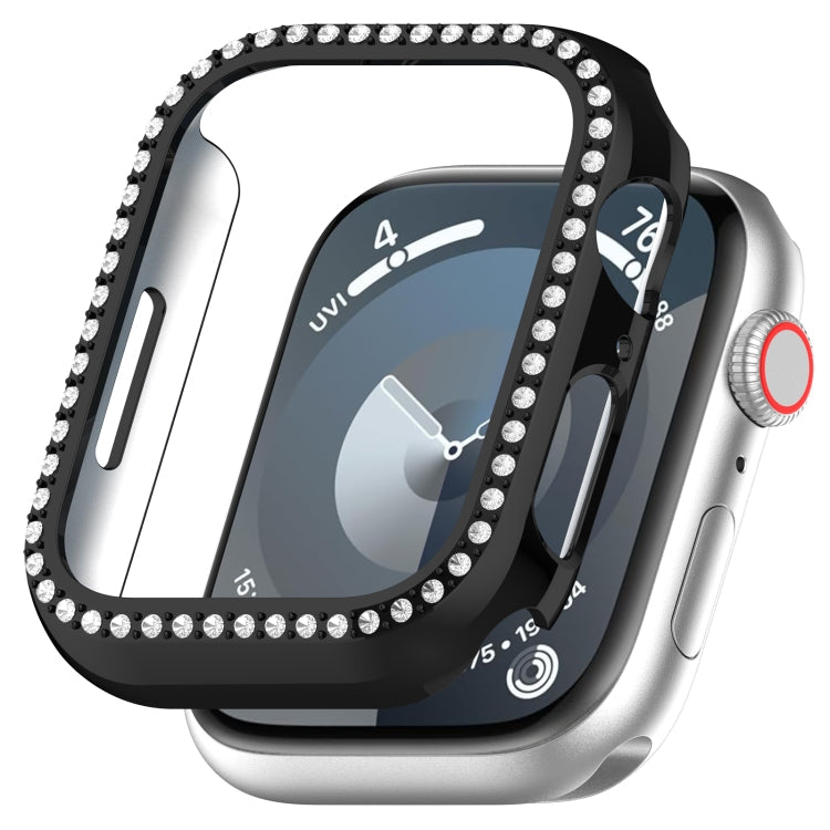 Lisslune | For Apple Watch Series 3 38mm Diamond Hollow PC Watch Case (Black)