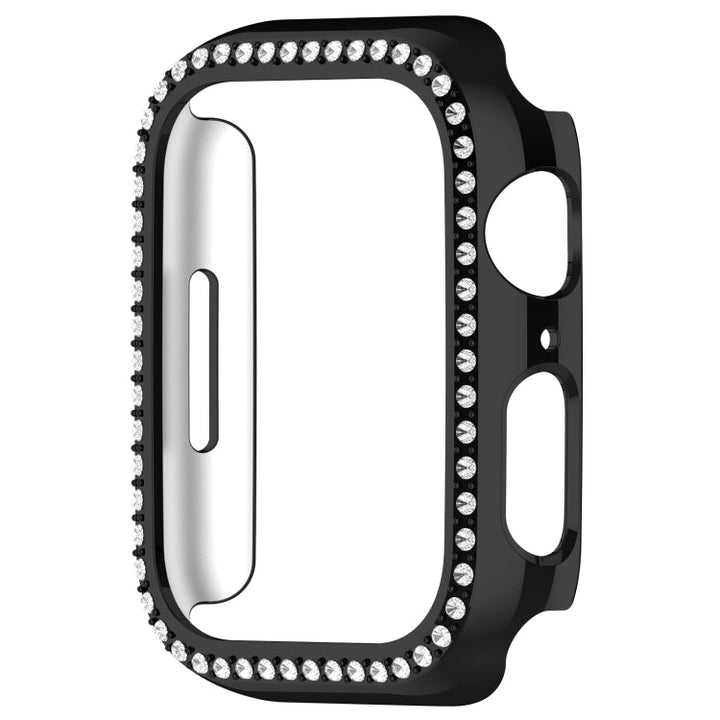 Lisslune | For Apple Watch Series 3 38mm Diamond Hollow PC Watch Case (Black)