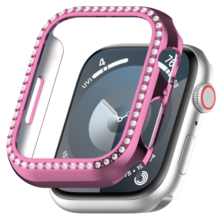 Lisslune | For Apple Watch Series 3 42mm Diamond Hollow PC Watch Case (Pink)