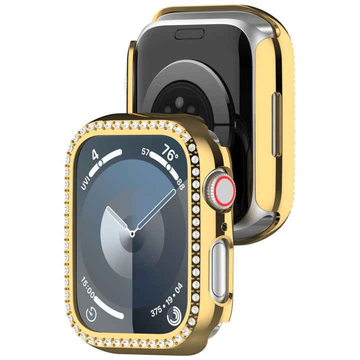 Lisslune | For Apple Watch Series 3 42mm Diamond Hollow PC Watch Case (Gold)