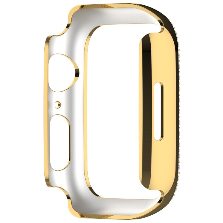 Lisslune | For Apple Watch Series 3 42mm Diamond Hollow PC Watch Case (Gold)