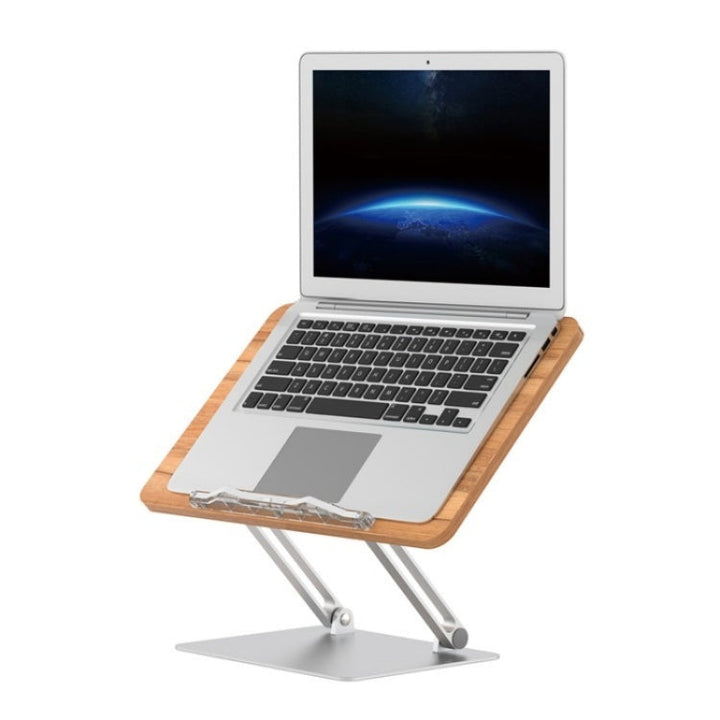 Lisslune | BG-4 Desktop Book Reading Holder Aluminum Alloy + Wooden Plate Textbook Tablet Holder Stand