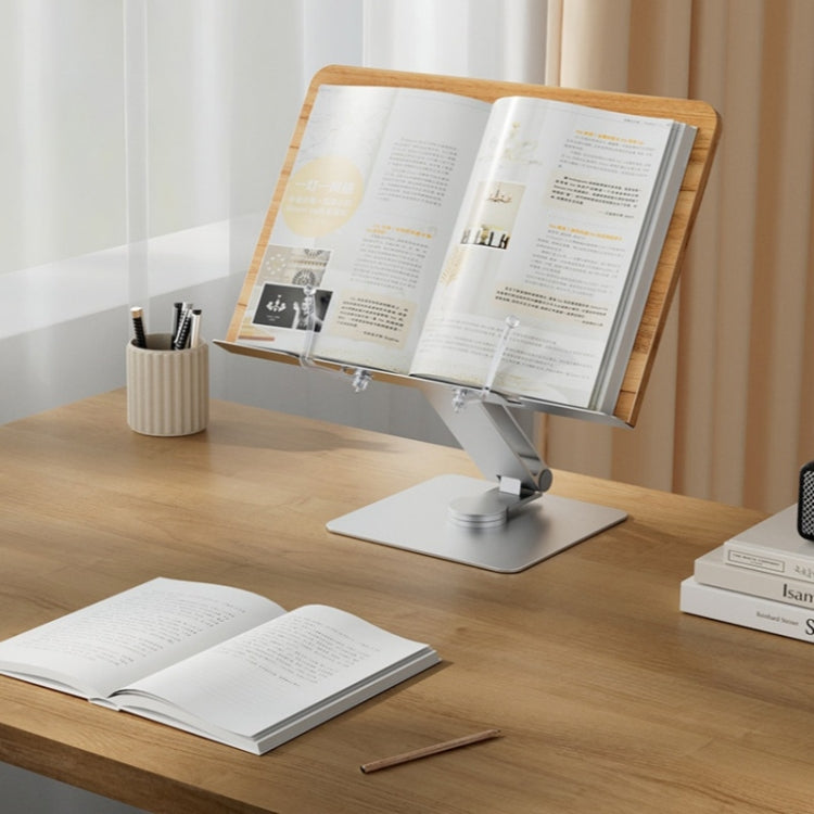 Lisslune | BG-2VB adjustable laptop holder hands-free 360 degree rotatable book stand for reading